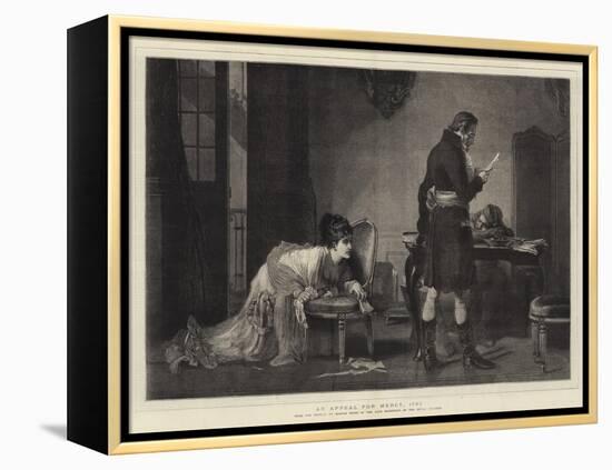 An Appeal for Mercy, 1793-Marcus Stone-Framed Premier Image Canvas