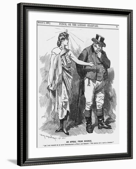 An Appeal from Science, 1887-Edward Linley Sambourne-Framed Giclee Print