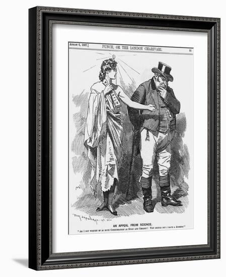 An Appeal from Science, 1887-Edward Linley Sambourne-Framed Giclee Print