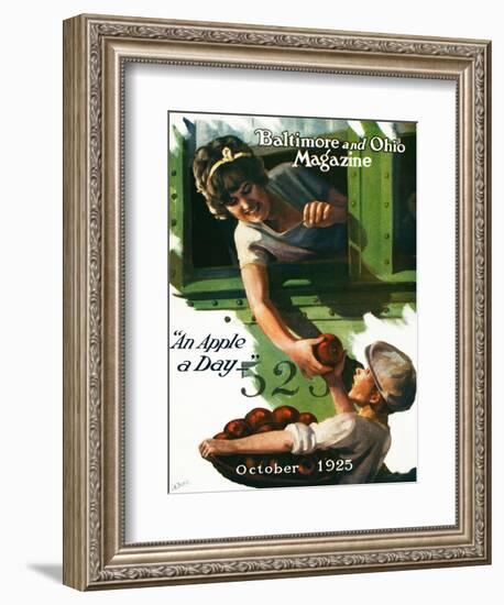 An Apple a Day 1925-Charles H. Dickson-Framed Giclee Print