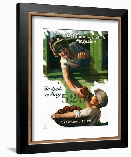 An Apple a Day 1925-Charles H. Dickson-Framed Giclee Print