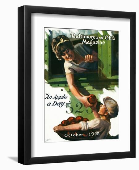 An Apple a Day 1925-Charles H. Dickson-Framed Giclee Print