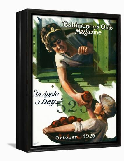 An Apple a Day 1925-Charles H. Dickson-Framed Premier Image Canvas