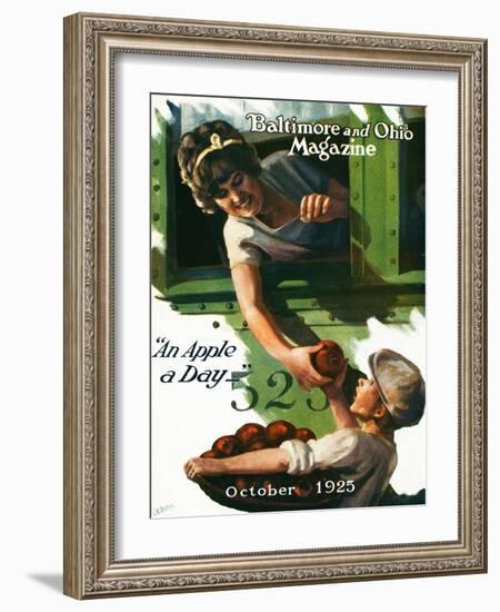 An Apple a Day 1925-Charles H. Dickson-Framed Giclee Print