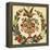 An Appliqued and Painted Cotton Album Quilt Square, Baltimore, 19th Century-null-Framed Premier Image Canvas