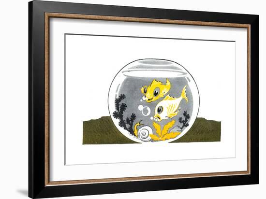 An Aquarium - Jack & Jill-Peggy Smithers-Framed Giclee Print