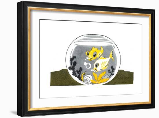 An Aquarium - Jack & Jill-Peggy Smithers-Framed Giclee Print