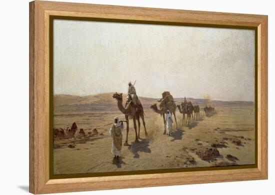 An Arab Caravan, 1903-Ludwig Hans Fischer-Framed Premier Image Canvas