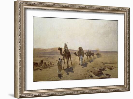 An Arab Caravan-Ludwig Hans Fischer-Framed Giclee Print