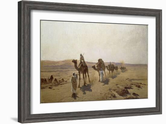 An Arab Caravan-Ludwig Hans Fischer-Framed Giclee Print