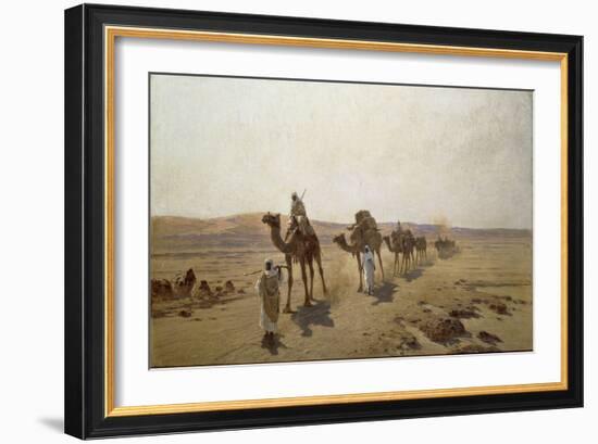 An Arab Caravan-Ludwig Hans Fischer-Framed Giclee Print