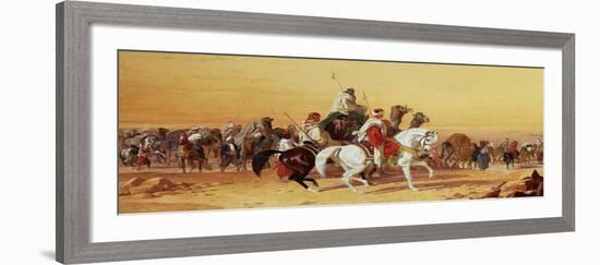 An Arab Caravan-John Frederick Herring I-Framed Giclee Print