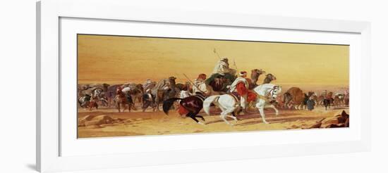 An Arab Caravan-John Frederick Herring I-Framed Giclee Print