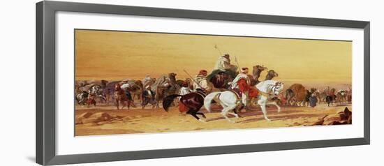 An Arab Caravan-John Frederick Herring I-Framed Giclee Print