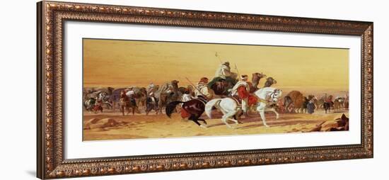 An Arab Caravan-John Frederick Herring I-Framed Giclee Print