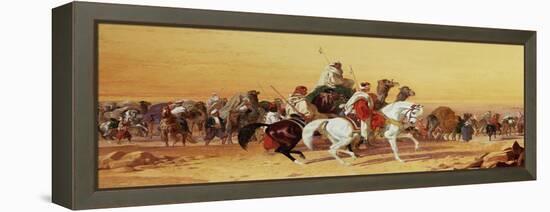 An Arab Caravan-John Frederick Herring I-Framed Premier Image Canvas