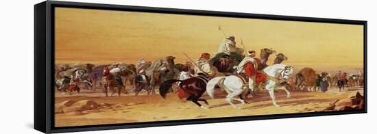 An Arab Caravan-John Frederick Herring I-Framed Premier Image Canvas