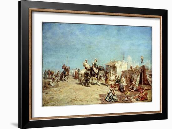 An Arab Encampment-Alberto Pasini-Framed Giclee Print