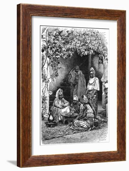 An Arab Family of Tlemcen, Algeria, C1890-Bertrand-Framed Giclee Print