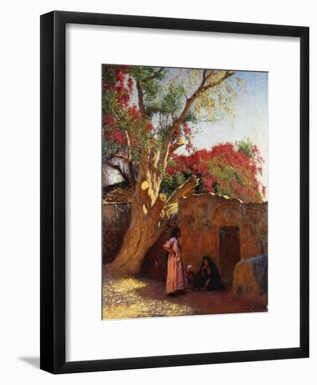 An Arab Family Outside a Village, 1917-Ludwig Deutsch-Framed Giclee Print