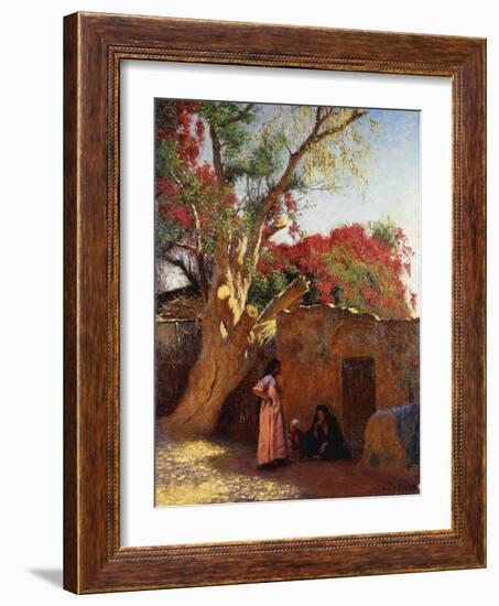 An Arab Family Outside a Village, 1917-Ludwig Deutsch-Framed Giclee Print