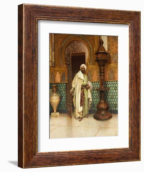 An Arab in a Palace Interior-Rudolph Ernst-Framed Giclee Print