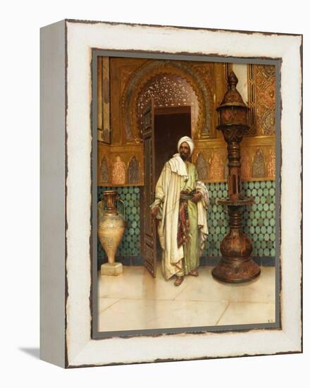 An Arab in a Palace Interior-Rudolph Ernst-Framed Premier Image Canvas
