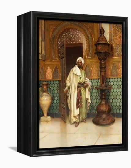 An Arab in a Palace Interior-Rudolph Ernst-Framed Premier Image Canvas