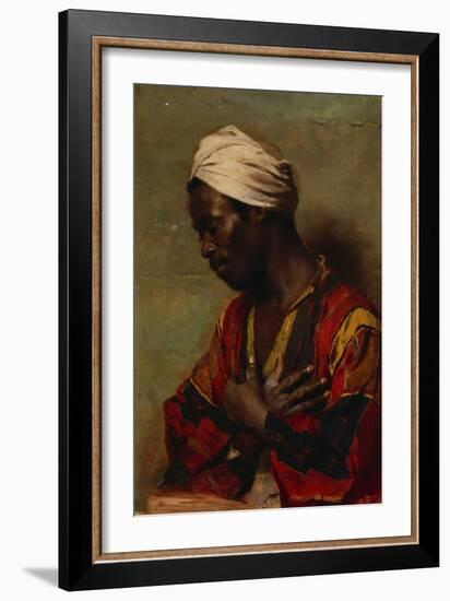 An Arab in Meditation-Carl Ludwig Ferdinand Messmann-Framed Giclee Print