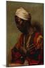 An Arab in Meditation-Carl Ludwig Ferdinand Messmann-Mounted Giclee Print