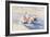 An Arab Raid (W/C with Gouache on Paper)-Joseph Crawhall-Framed Giclee Print