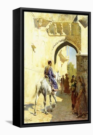 An Arab Scene, 1884-89-Edwin Lord Weeks-Framed Premier Image Canvas