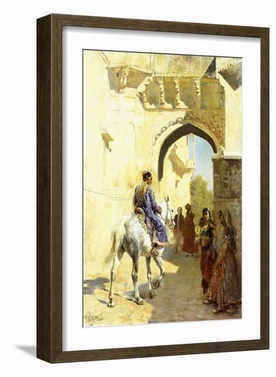 An Arab Scene, 1884-89-Edwin Lord Weeks-Framed Giclee Print