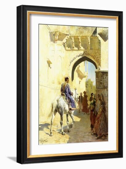 An Arab Scene, 1884-89-Edwin Lord Weeks-Framed Giclee Print