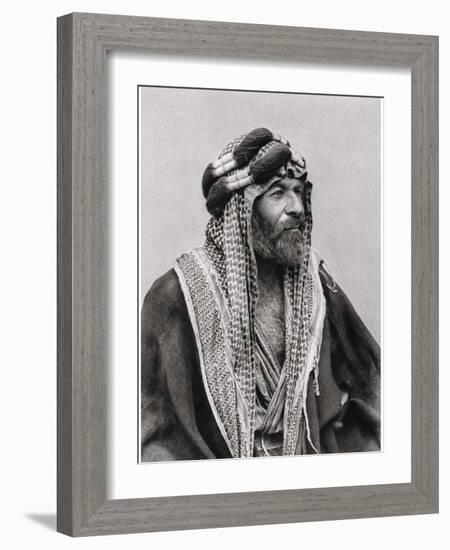 An Arab Sheikh, Iraq, 1925-A Kerim-Framed Giclee Print