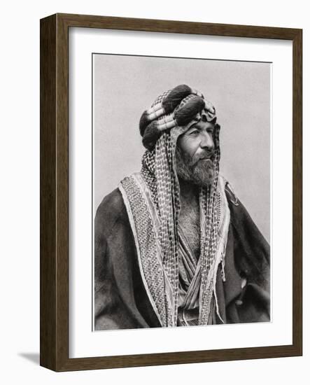 An Arab Sheikh, Iraq, 1925-A Kerim-Framed Giclee Print