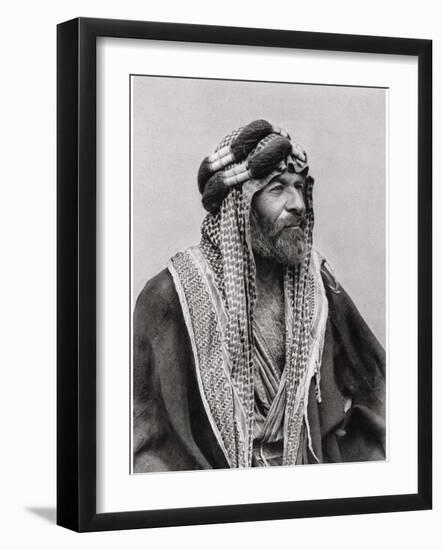 An Arab Sheikh, Iraq, 1925-A Kerim-Framed Giclee Print