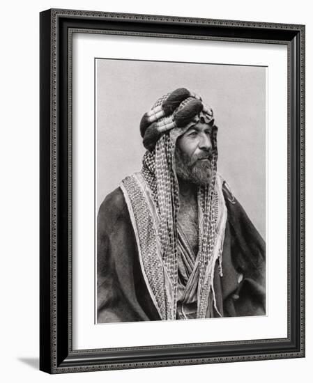 An Arab Sheikh, Iraq, 1925-A Kerim-Framed Giclee Print