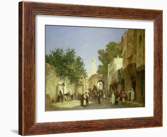 An Arab Street Scene, 1872-Sir William Beechey-Framed Giclee Print