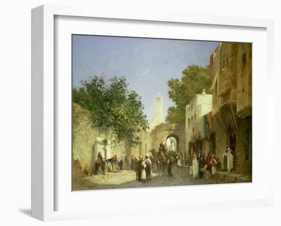 An Arab Street Scene, 1872-Sir William Beechey-Framed Giclee Print