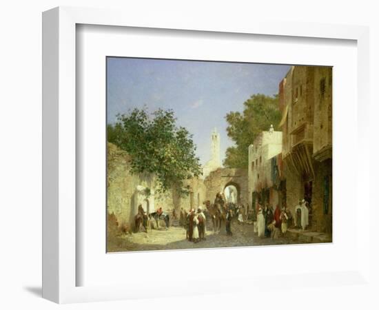 An Arab Street Scene, 1872-Sir William Beechey-Framed Premium Giclee Print