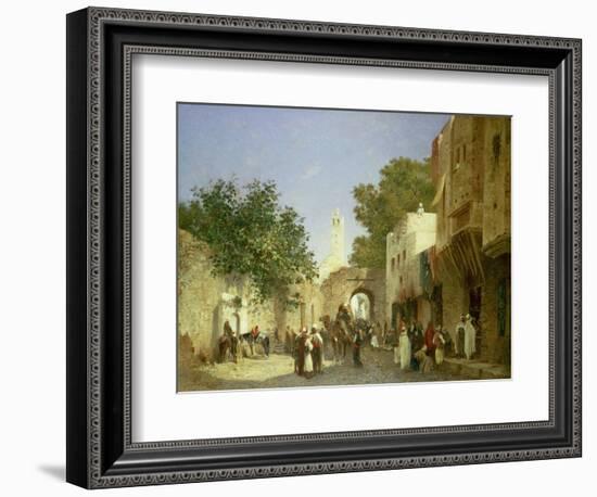 An Arab Street Scene, 1872-Sir William Beechey-Framed Premium Giclee Print