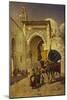 An Arab Street Scene-Rudolf Gustav Muller Wiesbaden-Mounted Giclee Print