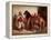 An Arab with Two Horses-Francois-hippolyte Lalaisse-Framed Premier Image Canvas