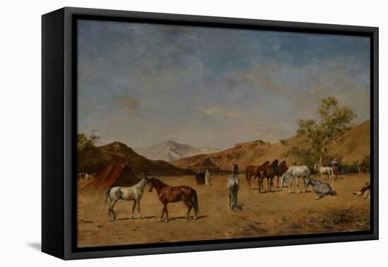 An Arabian Camp, 1873-Eugene Fromentin-Framed Premier Image Canvas