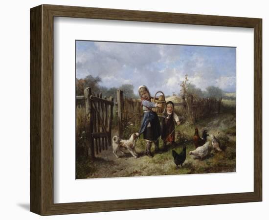 An Arbitary Dog-Jan Mari Henri Ten Kate-Framed Giclee Print