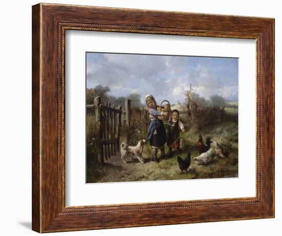 An Arbitary Dog-Jan Mari Henri Ten Kate-Framed Giclee Print