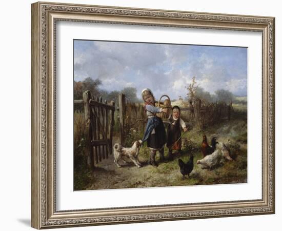 An Arbitrary Dog-Jan Mari Henri Ten Kate-Framed Giclee Print