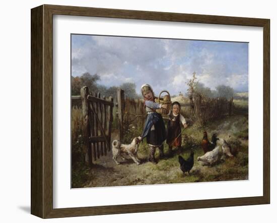 An Arbitrary Dog-Jan Mari Henri Ten Kate-Framed Giclee Print