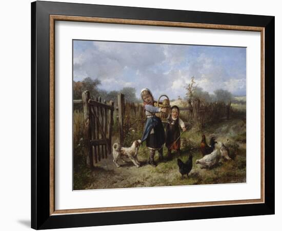 An Arbitrary Dog-Jan Mari Henri Ten Kate-Framed Giclee Print